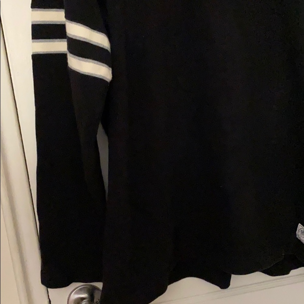 Vintage Polo jeans black & white sweater size: XL - Picture 3 of 10